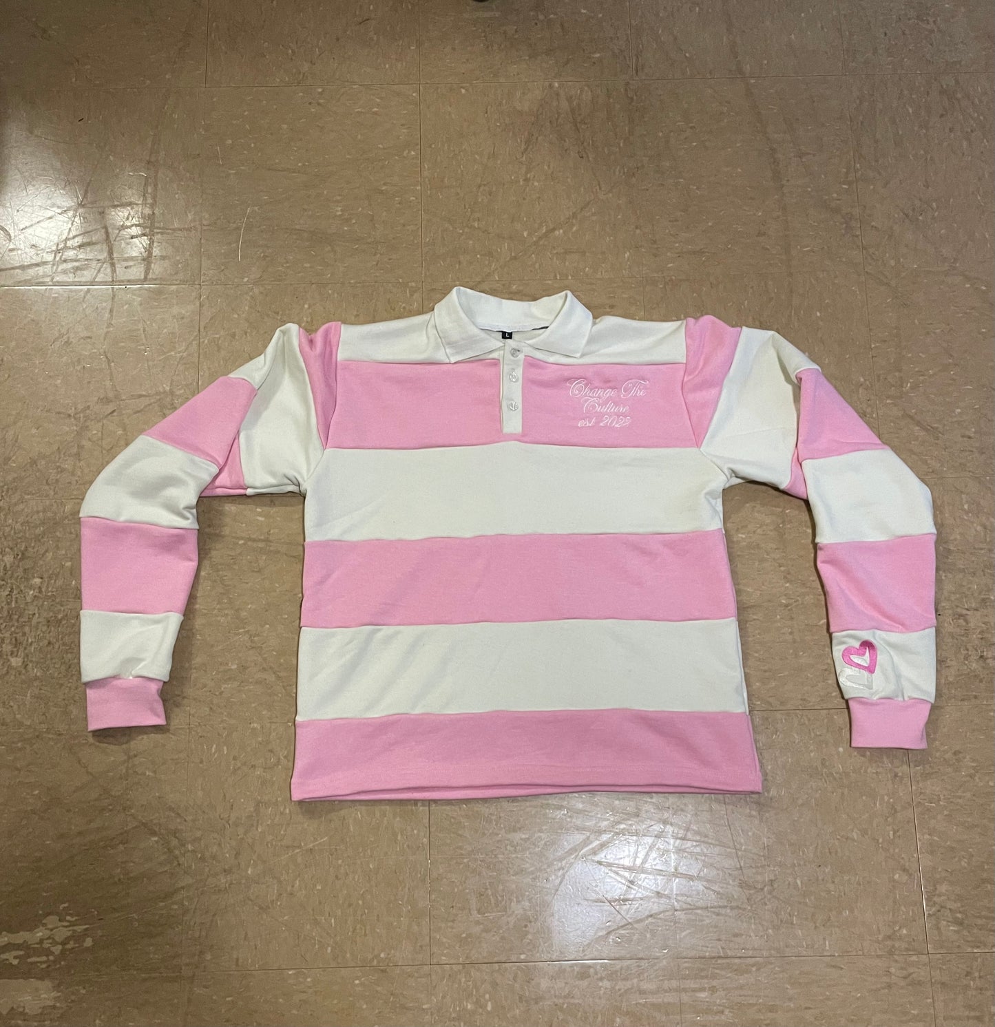Pink Rugby Tee